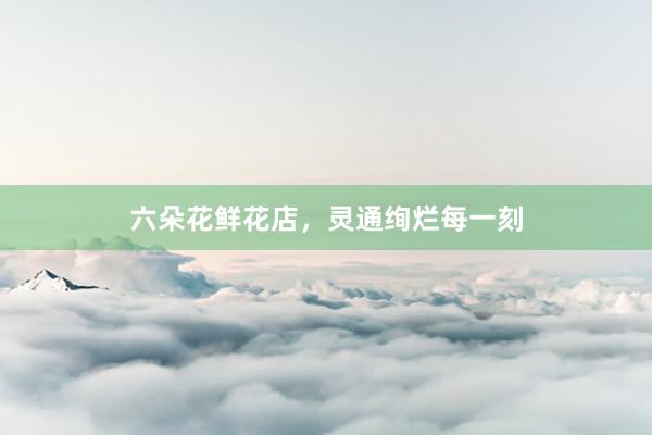 六朵花鲜花店，灵通绚烂每一刻